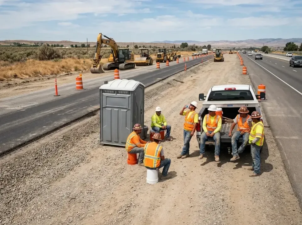 highway-road-construction-crew-007 — frequently asked questions, Porta Potty and Restroom Rentals in Pearl River, MS